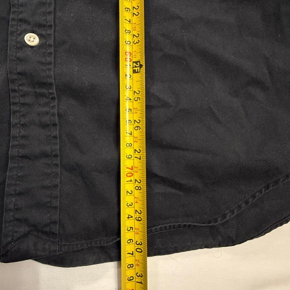 Ralph Lauren Men's Black Long Sleeve Button Down Shirt Purple Pony Size Large - Picture 10 of 12